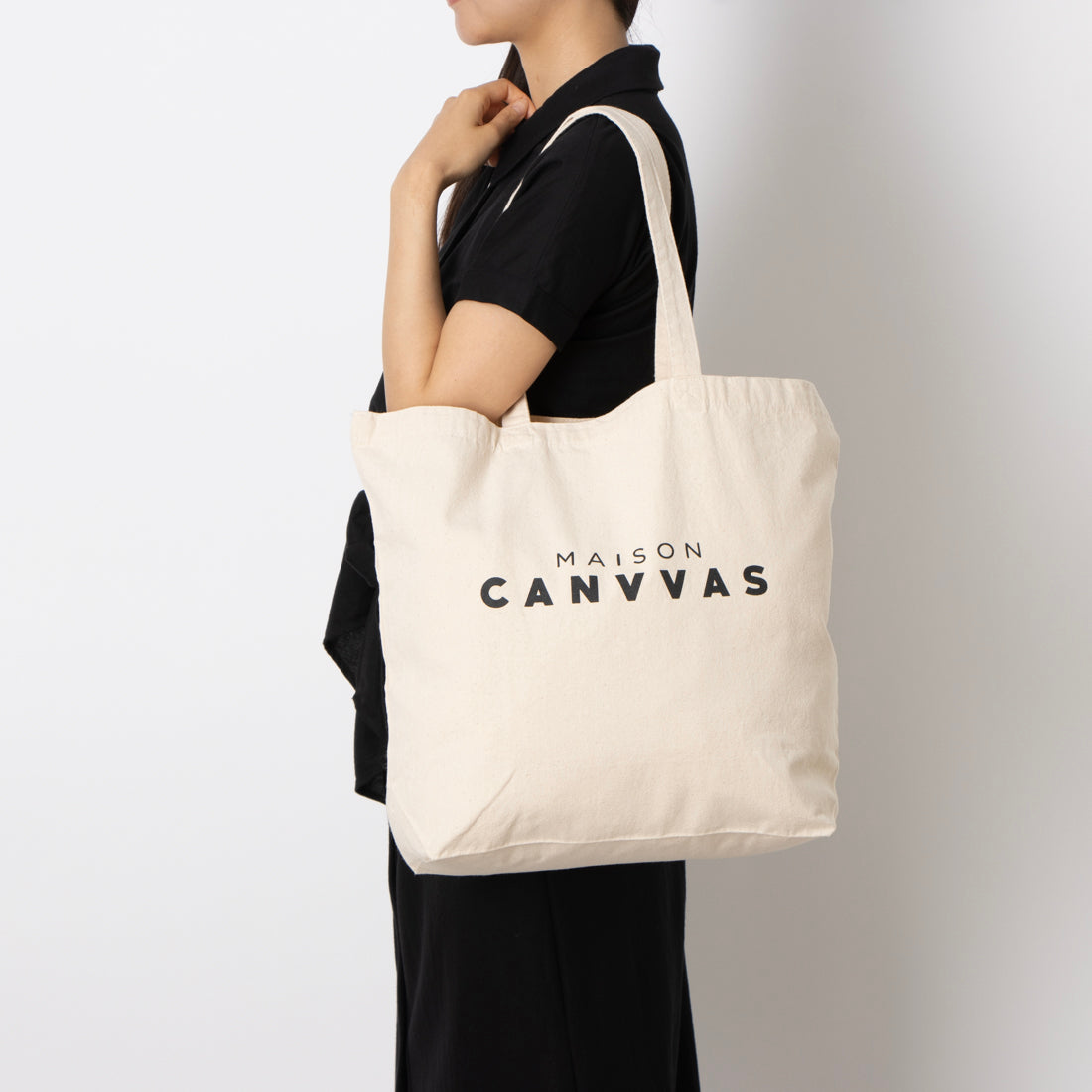 メゾンキャンバス MAISON CANVVAS M1094 MAISON CVS ECO BAG FAMILY (ナチュラル) ナチュラル