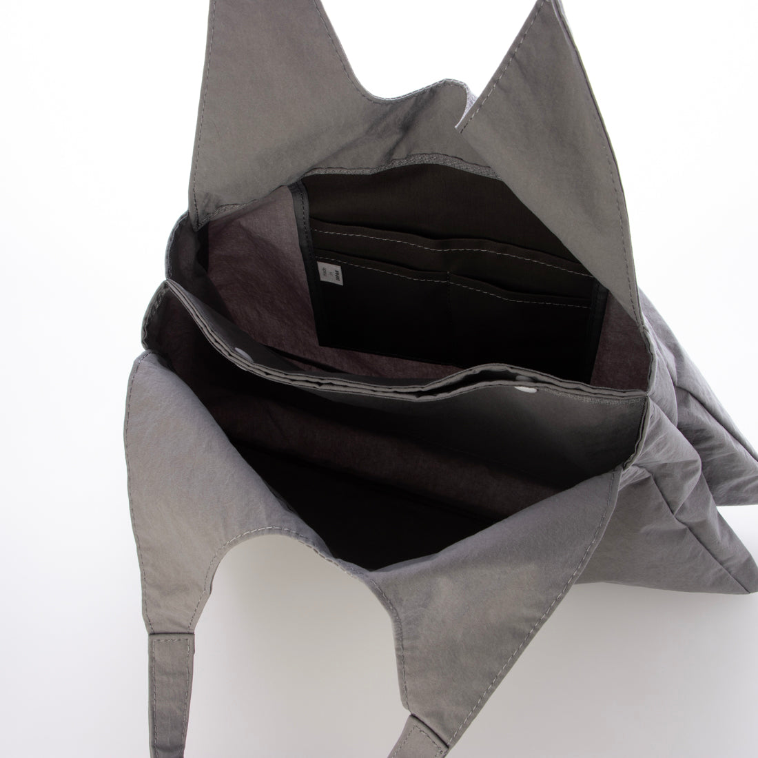 メゾンキャンバス MAISON CANVVAS M1158 NYLON TOTE (グレー) グレー