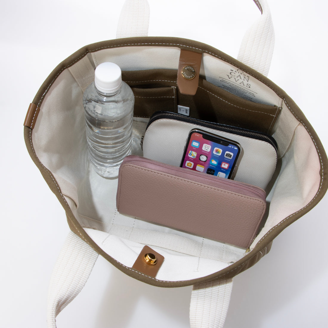メゾンキャンバス MAISON CANVVAS M1001 MAISON CANVVAS TOTE S (オリーブ) オリーブ