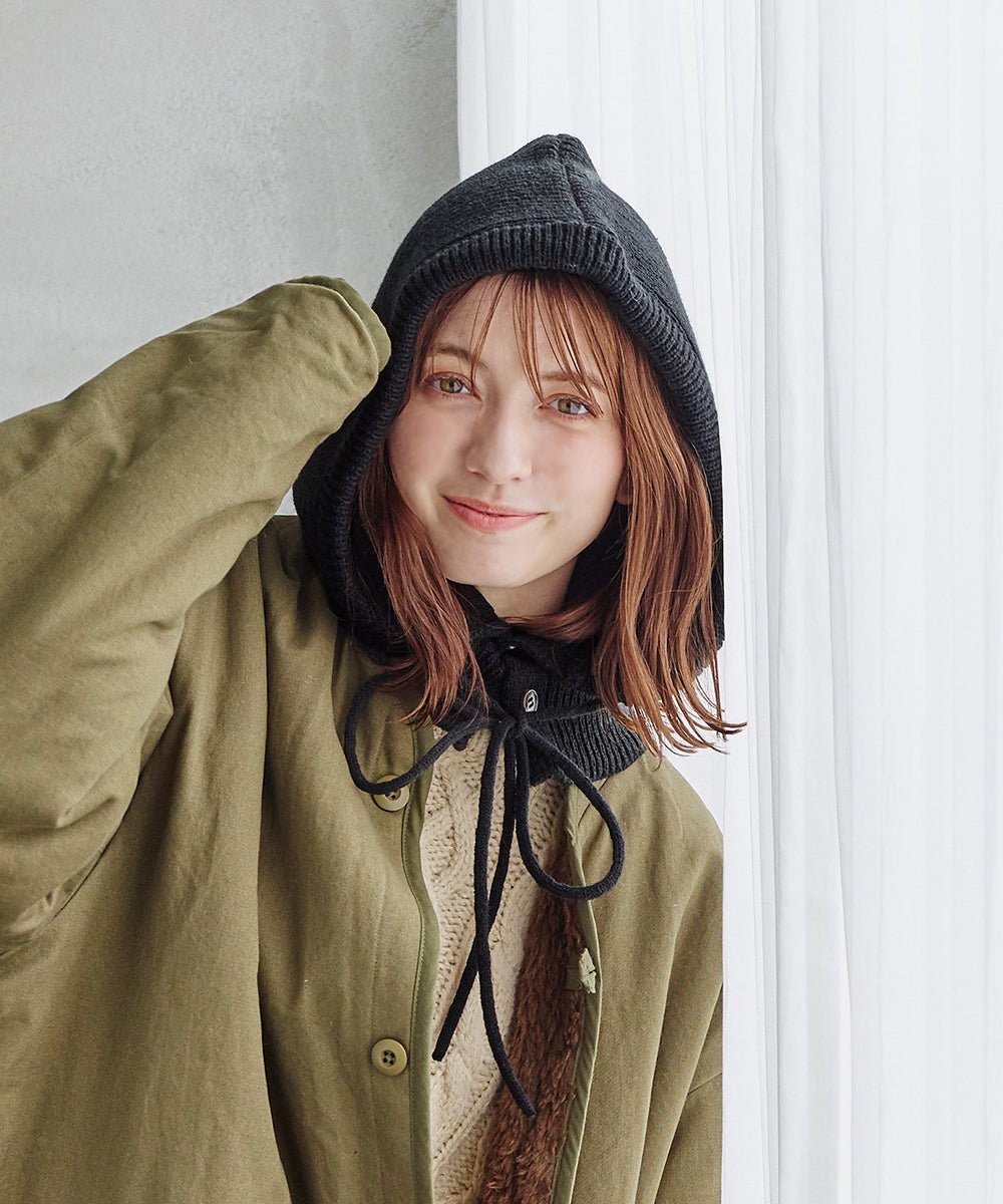 ミルサ milsa milsa ニット バラクラバ (WHITE (06)) WHITE (06)