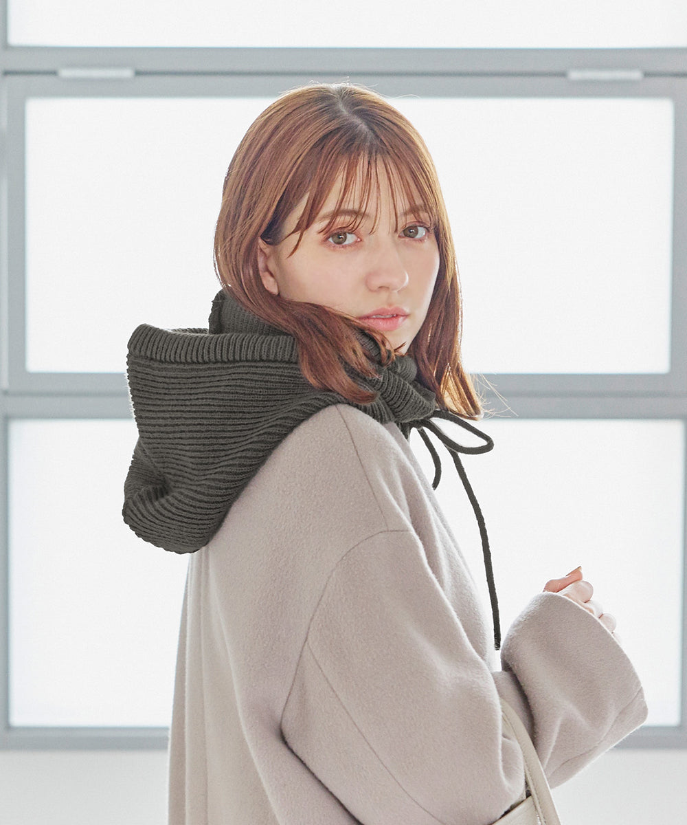 ミルサ milsa milsa ニット バラクラバ (WHITE (06)) WHITE (06)