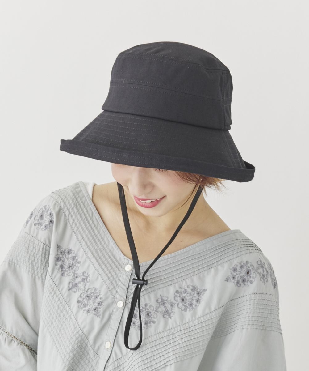 ミルサ milsa milsaレディース UVカットエッジアップセーラー (BEIGE (93)) BEIGE (93)