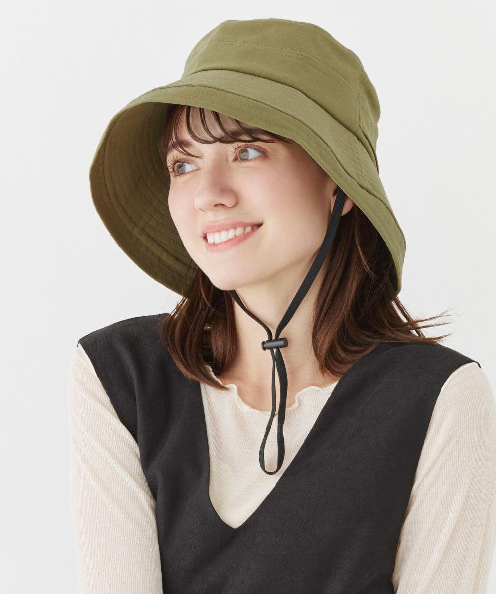 ミルサ milsa milsaレディース UVカットエッジアップセーラー (GREEN (53)) GREEN (53)