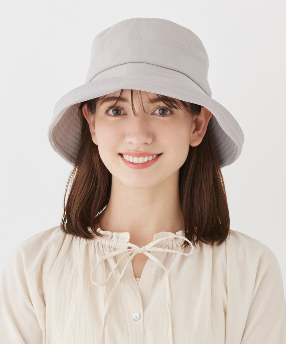 ミルサ milsa milsaレディース UVカットエッジアップセーラー (GRAY (03)) GRAY (03)