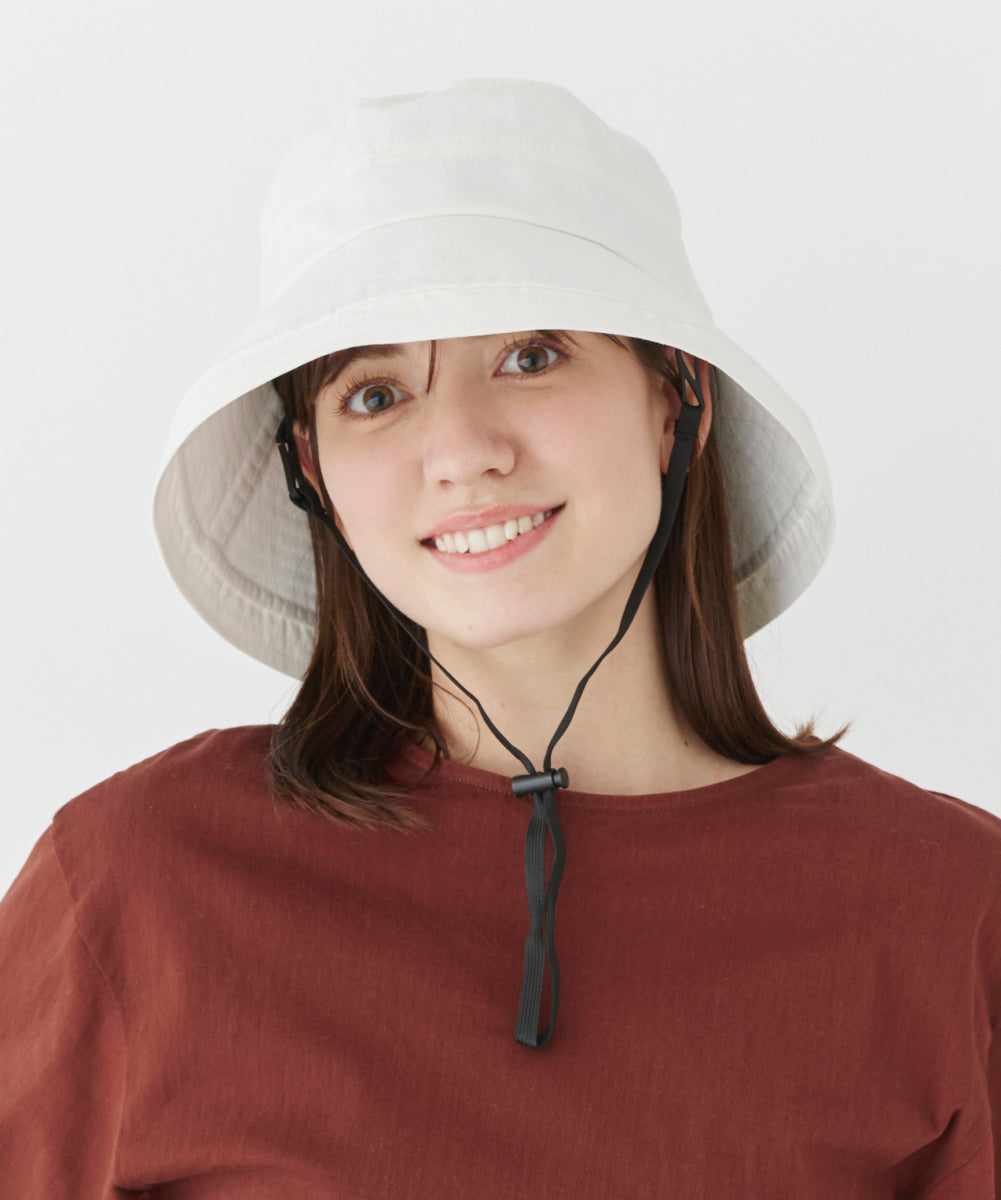 ミルサ milsa milsaレディース UVカットエッジアップセーラー (WHITE (06)) WHITE (06)