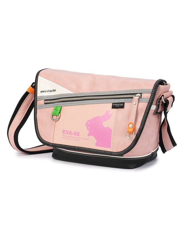ムスタッシュ MOUSTACHE 新商品/ハーヴェスト/ムスタッシュ/エヴァンゲリオン【LTD】/メッセンジャーバッグ/インナーポーチ/EVANGELION【jqe-4040】 (ピンク) ピンク