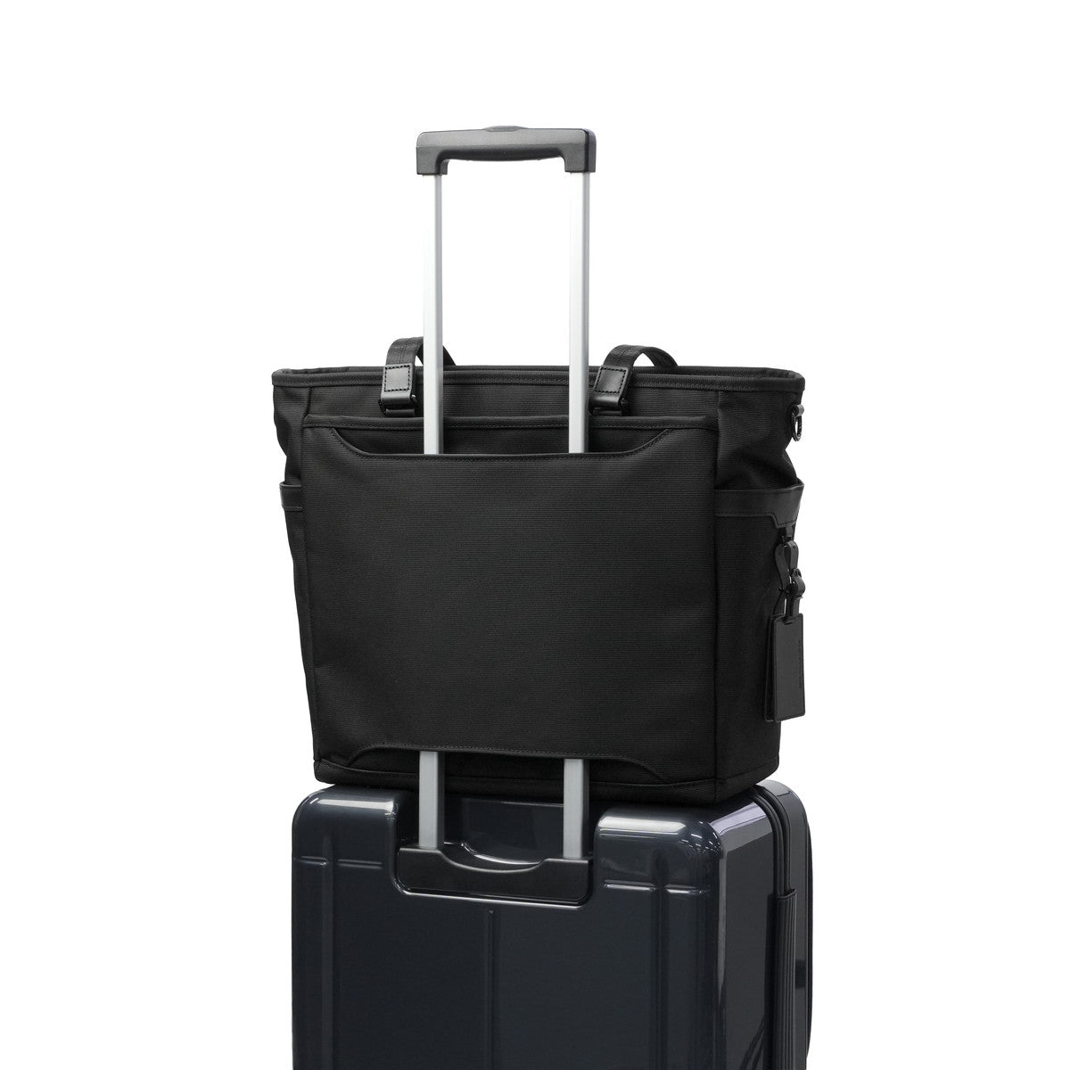 ゼロハリバートン ZERO HALLIBURTON 正規品5年保証 トートバッグ メンズ 出張 PC 14inch キャリーオン 大きい ブランド ビジネストート ショルダー 通勤 A4 B4 18L 2WAY ZEST3 Tote Bag 81737 (ブラック) ブラック