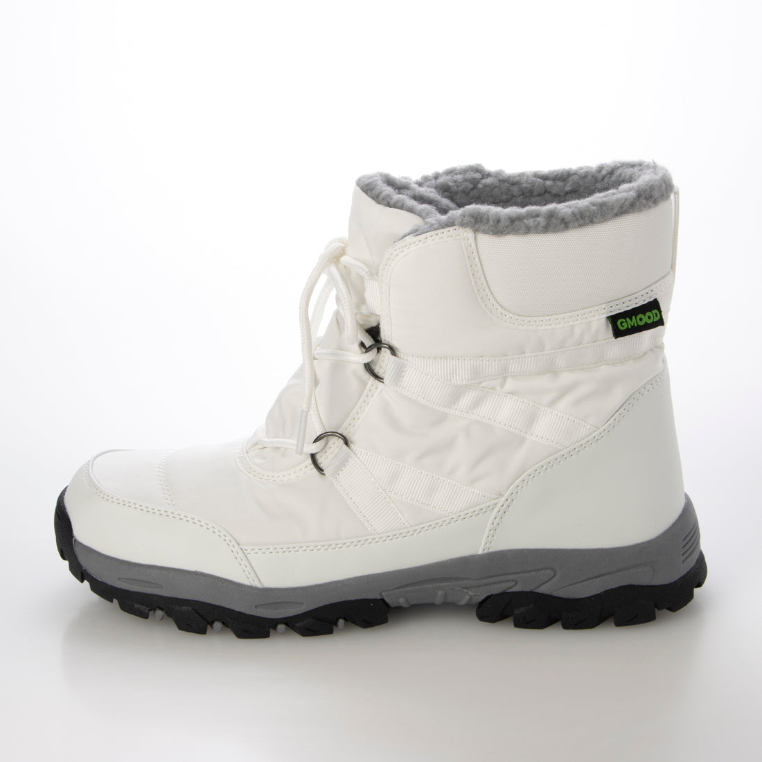 ジームード GMOOD メンズ レディース ウィンターブーツ 撥水 スノトレ ジームード 大人 スノーシュー (ホワイト) ホワイト
