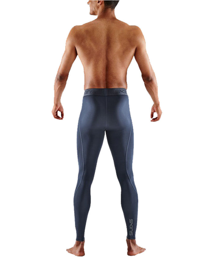ゴーセン GOSEN スキンズ SKINS SERIES-2 メンズロングタイツ スパッツ インナー 男性 コンプレッション 段階着圧 吸水 リカバリー ワークアウト ス【返品不可商品】 (019 ブラック) 019 ブラック