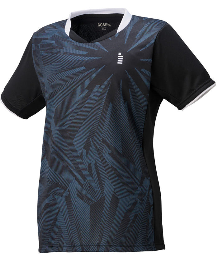 ゴーセン GOSEN ゴーセン GOSEN テニス レディース ゲームシャツ T2553 (30 ホワイト) 30 ホワイト