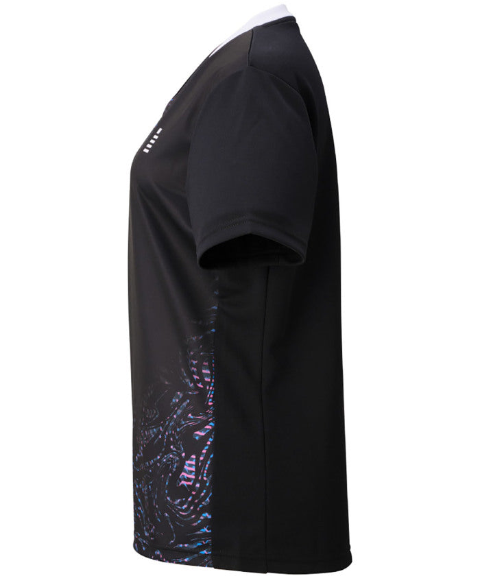 ゴーセン GOSEN ゴーセン GOSEN テニス レディース ゲームシャツ T2543 (39 ブラック) 39 ブラック