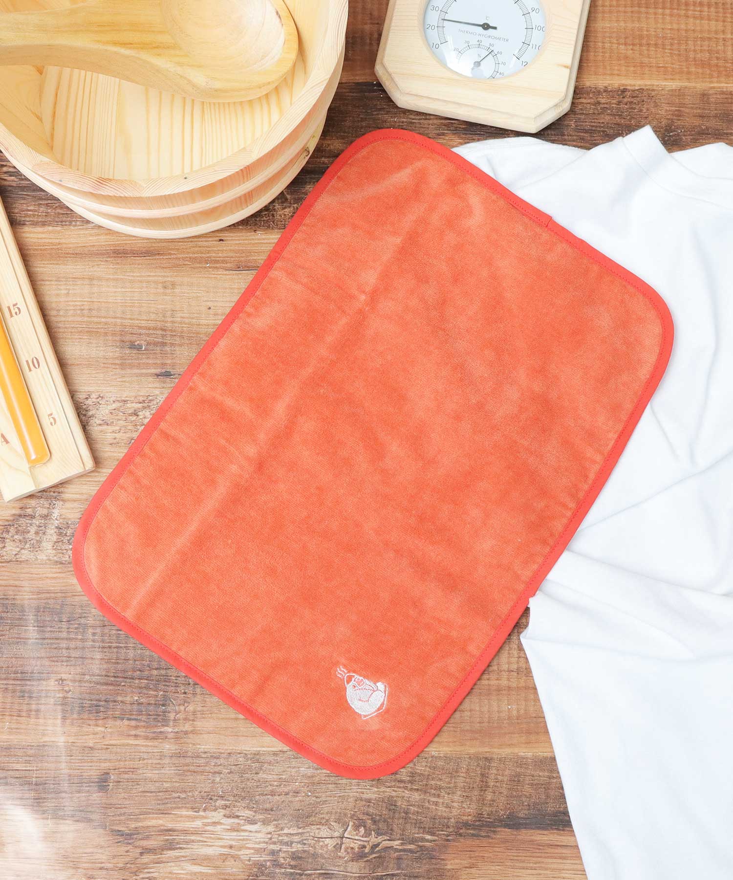 ゴリラックス ごリラックス 日本製 今治タオル サウナマット サウナタオル 2WAY サ活 サ旅 お風呂 (サウナオレンジ) サウナオレンジ