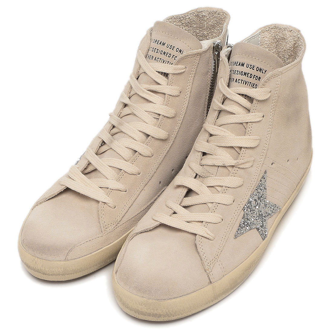 ゴールデングース GOLDEN GOOSE スニーカー フランシー ホワイト シルバー メンズ レディース ユニセックス GOLDEN GOOSE GWF00113 F005643 15542 (SEEDPEARL SILVER) SEEDPEARL SILVER