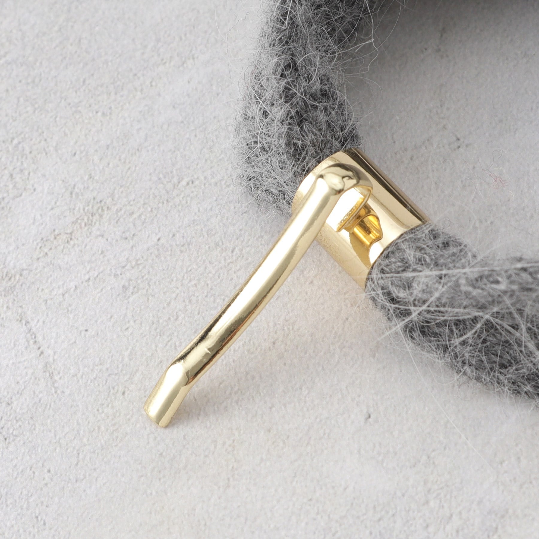 グローブ grove メニーウェイニットリボンヘアカフ (チャコールグレー(014)) チャコールグレー(014)