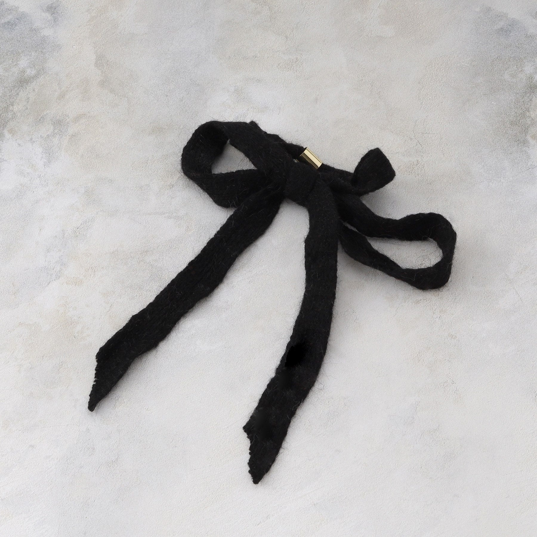 グローブ grove メニーウェイニットリボンヘアカフ (ブラック(019)) ブラック(019)