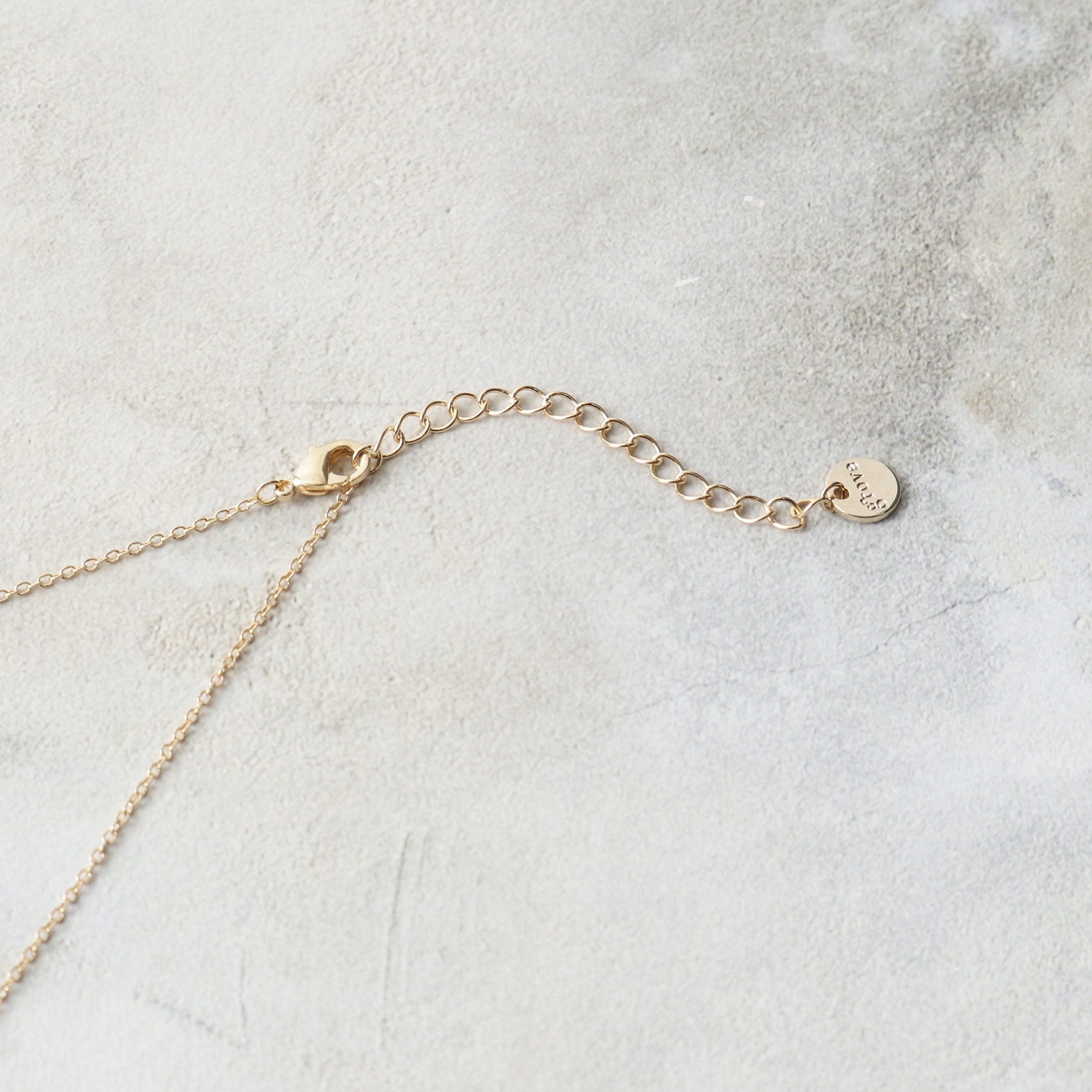 Grove grove Baroque pearl short necklace