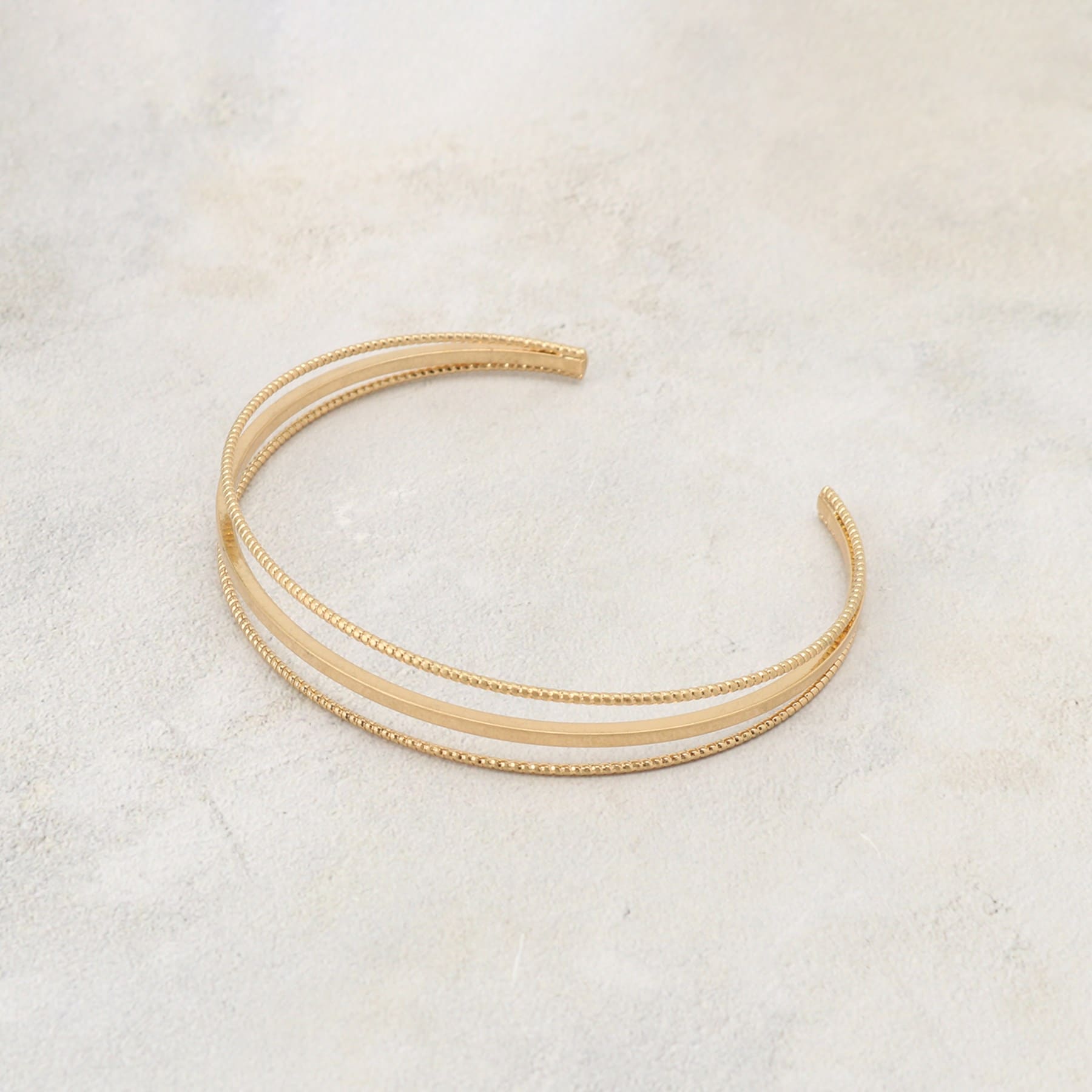 グローブ grove 3ラインメタルバングル (ゴールド(007)) ゴールド(007)