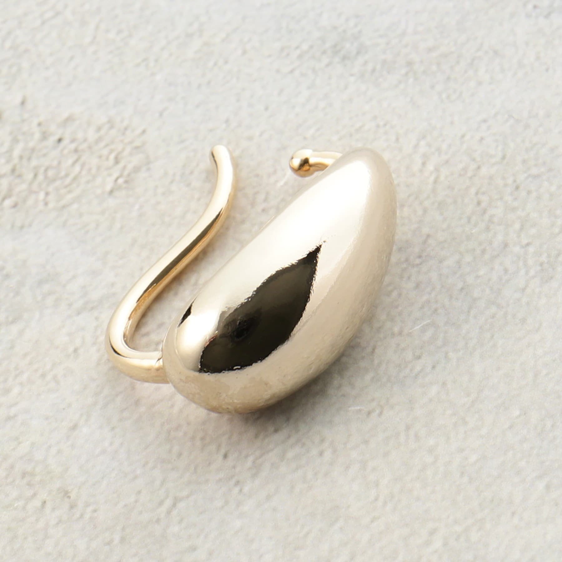 グローブ grove ぷっくりメタルイヤカフ (ゴールド(007)) ゴールド(007)