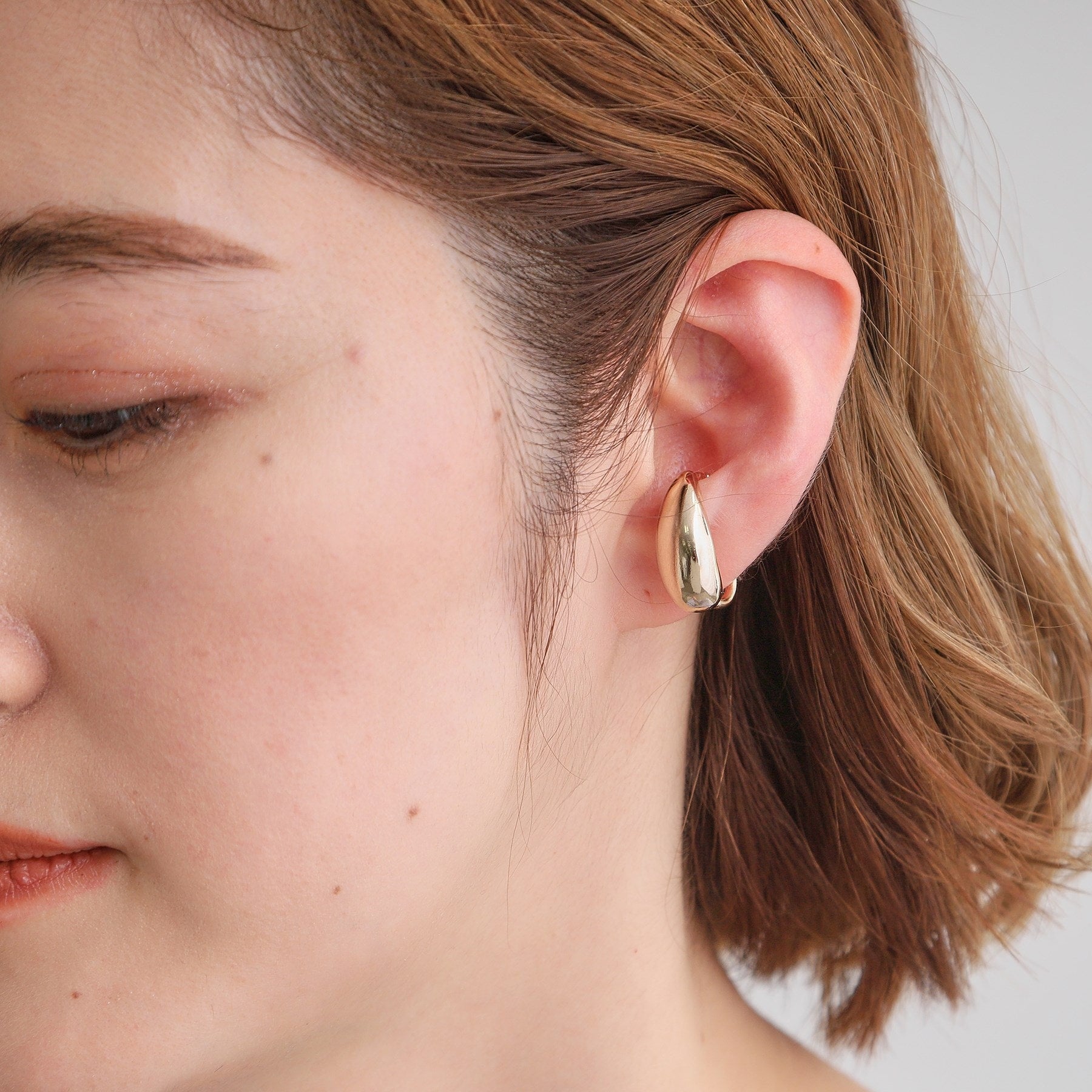 グローブ grove ぷっくりメタルイヤカフ (ゴールド(007)) ゴールド(007)