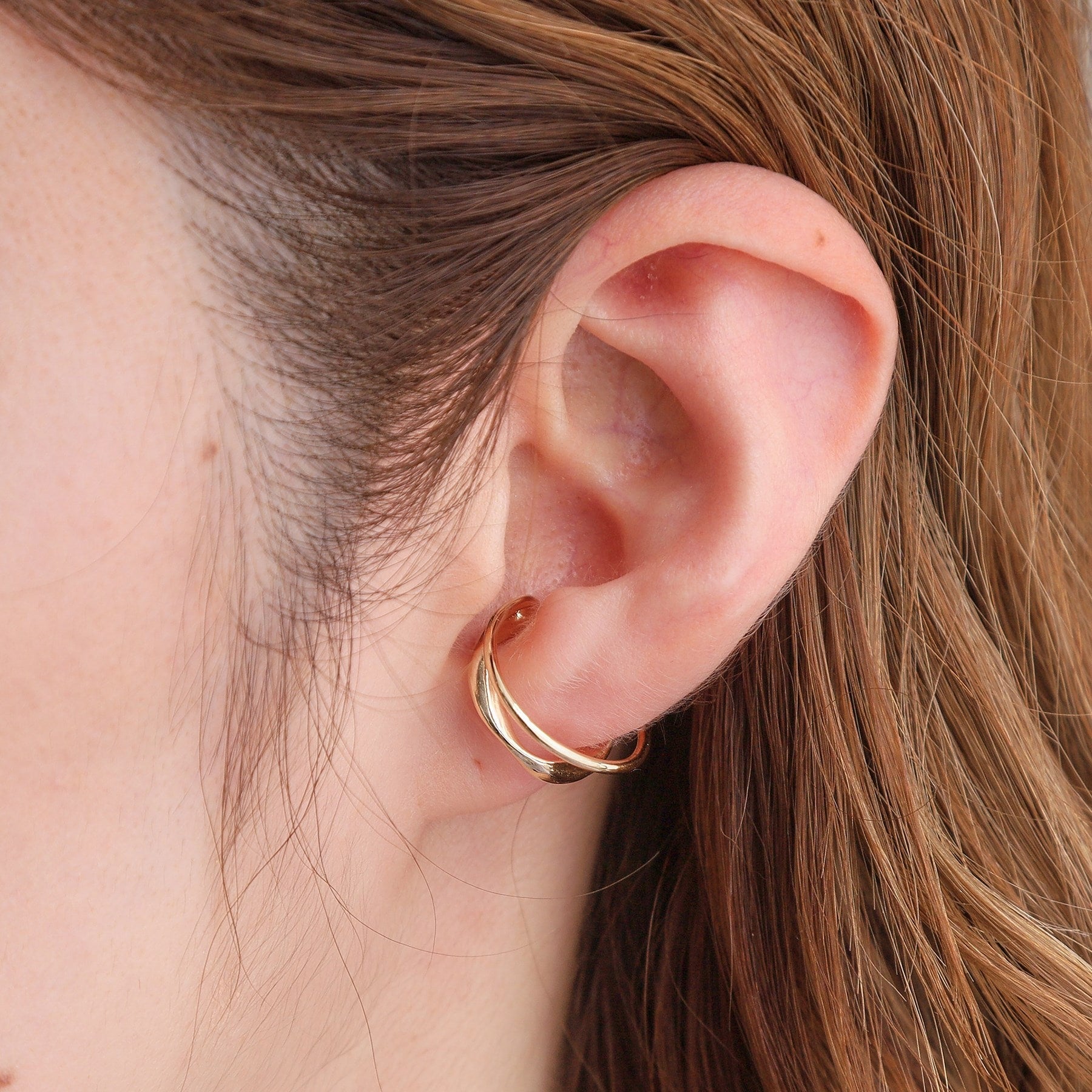 グローブ grove ダブルメタルラインイヤカフ (ゴールド(007)) ゴールド(007)