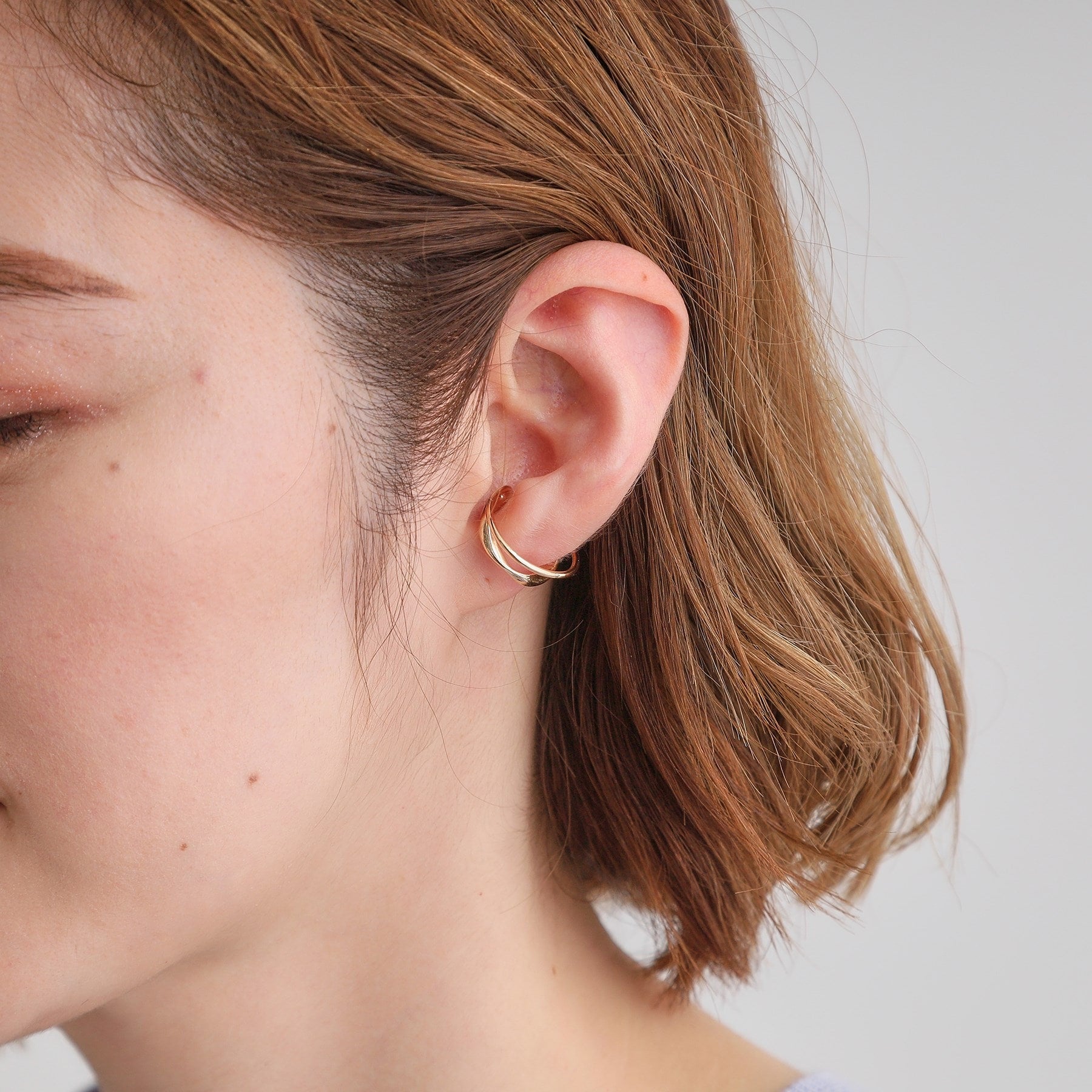 グローブ grove ダブルメタルラインイヤカフ (ゴールド(007)) ゴールド(007)