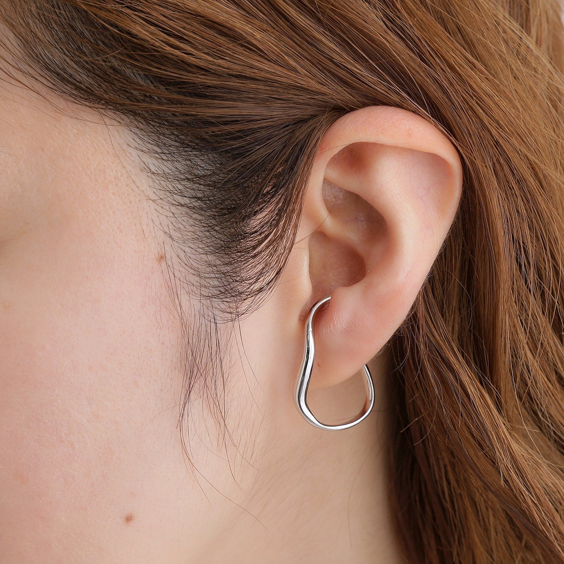 グローブ grove オーバルメタルイヤーカフ (ゴールド(007)) ゴールド(007)