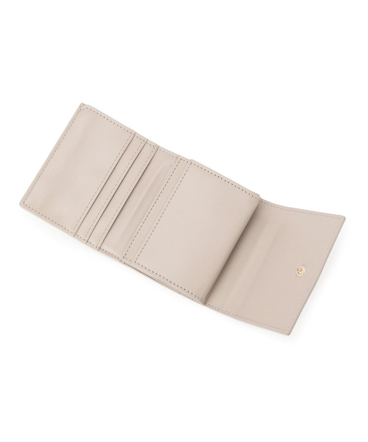 グローブ grove リボンエナメル三つ折り財布 (ライトグリーン(220)) ライトグリーン(220)