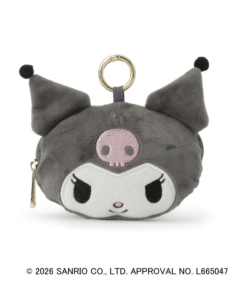 グローブ grove 【マイメロディ&クロミ】ぬいぐるみポーチチャーム (チャコールグレー(013)) チャコールグレー(013)