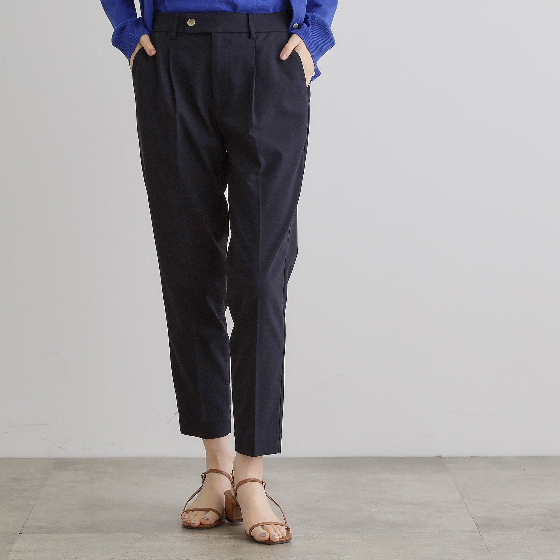 グローブ grove 【接触冷感】ハイパーストレッチテーパード (ブルー(093)) ブルー(093)