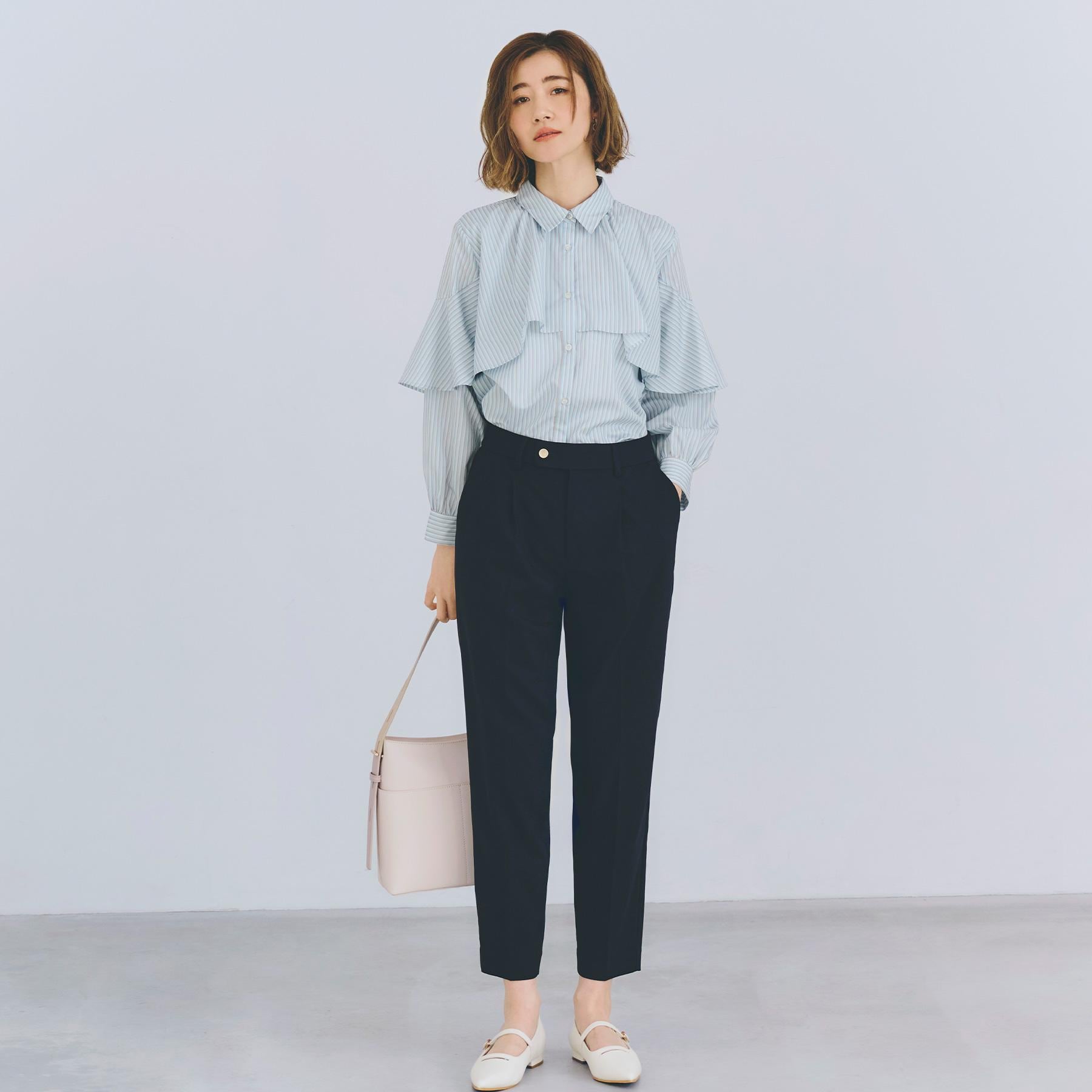 グローブ grove 【接触冷感】ハイパーストレッチテーパード (ブルー(093)) ブルー(093)