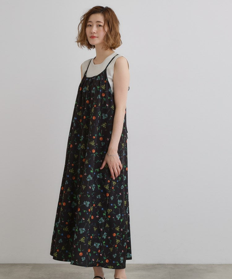 グローブ grove 【コラボITEM】DILIGENCE PARLOUR キャミワンピース (ブラック(119)) ブラック(119)