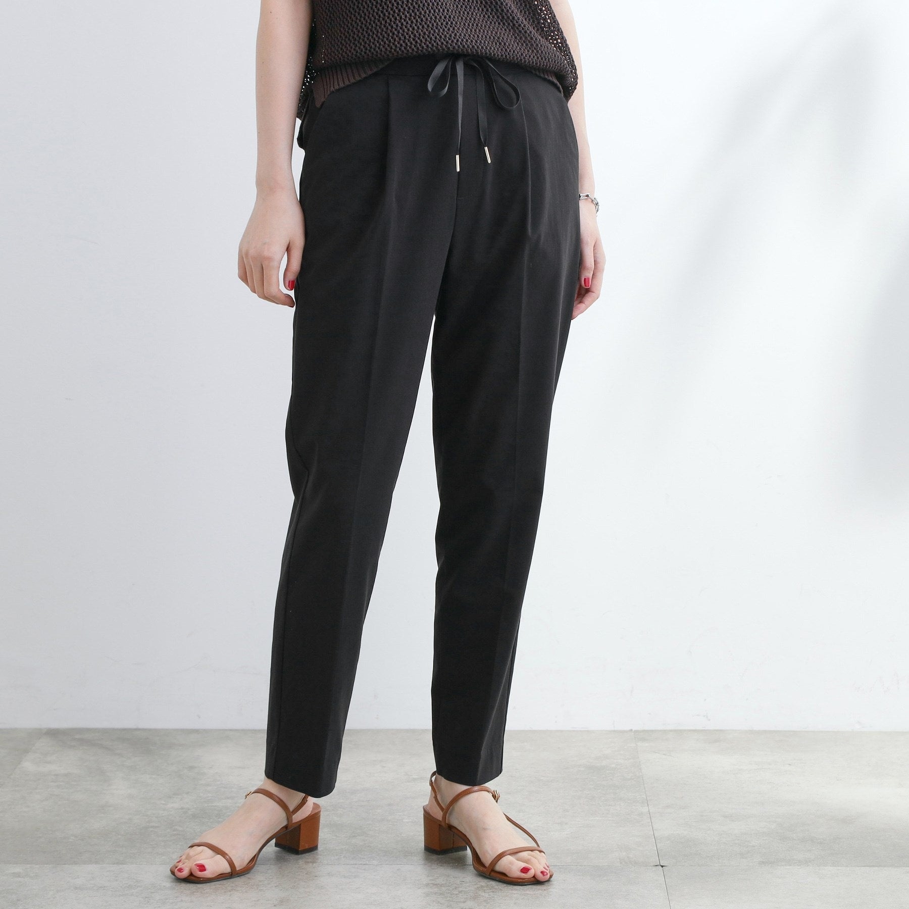 グローブ grove ハイパーストレッチジョガーパンツ (ブラック(019)) ブラック(019)