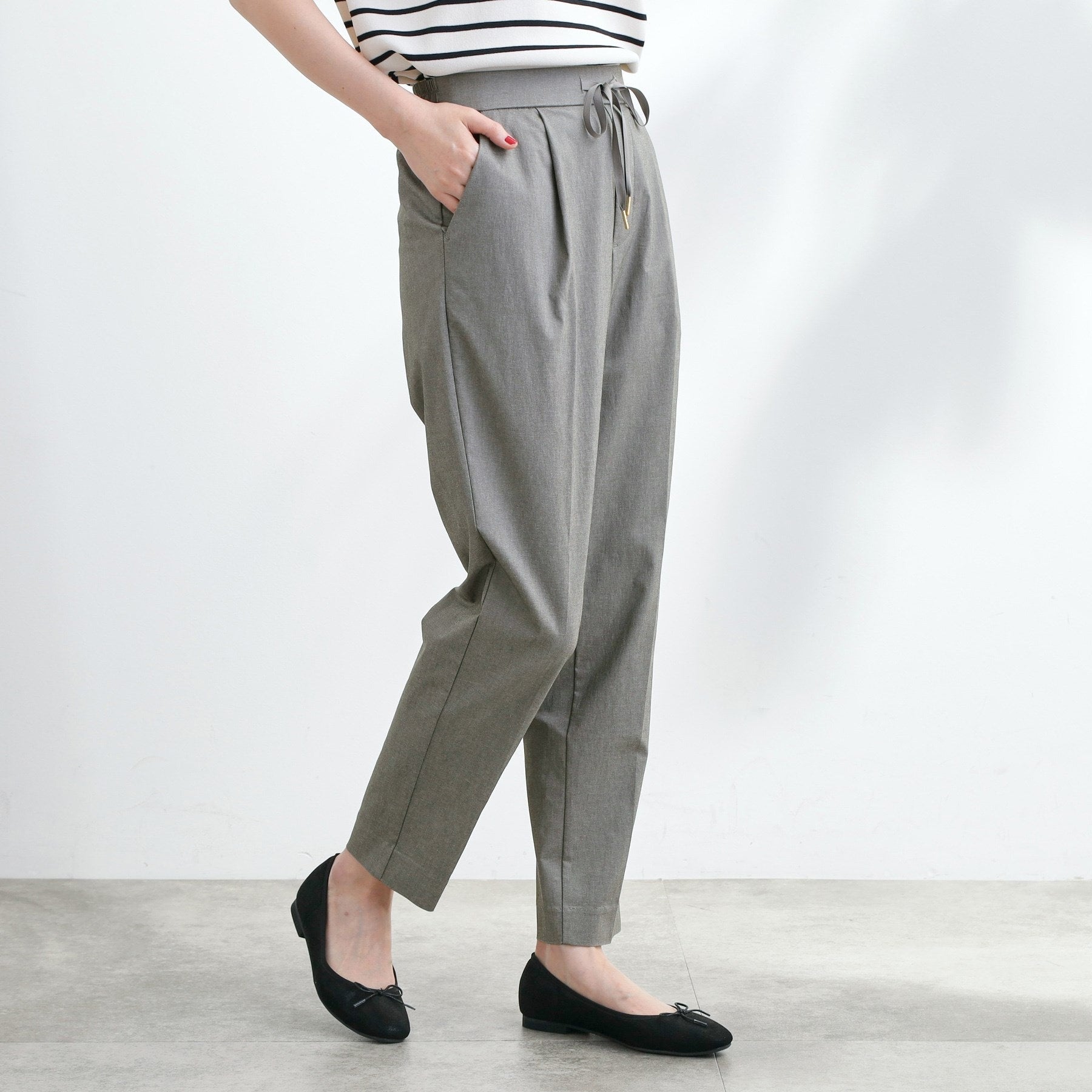 グローブ grove ハイパーストレッチジョガーパンツ (ブラック(019)) ブラック(019)