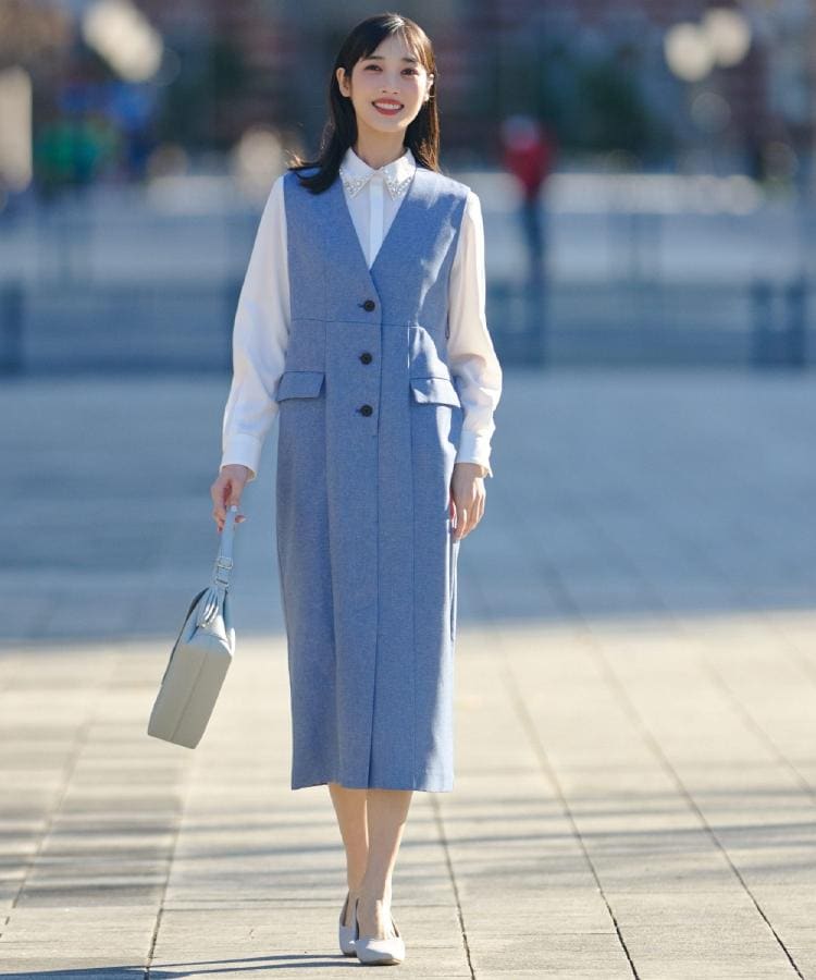 グローブ grove トレンチライクジャンドレ (ベージュ(052)) ベージュ(052)