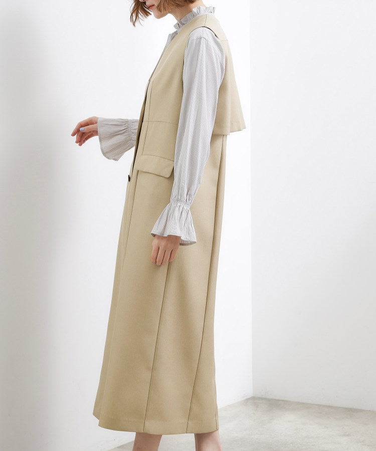グローブ grove トレンチライクジャンドレ (ベージュ(052)) ベージュ(052)