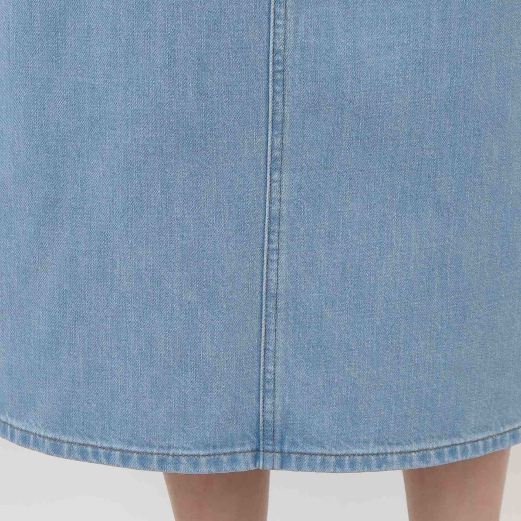 グローブ grove 【別注】Wrangler デニムスカート (サックス(090)) サックス(090)