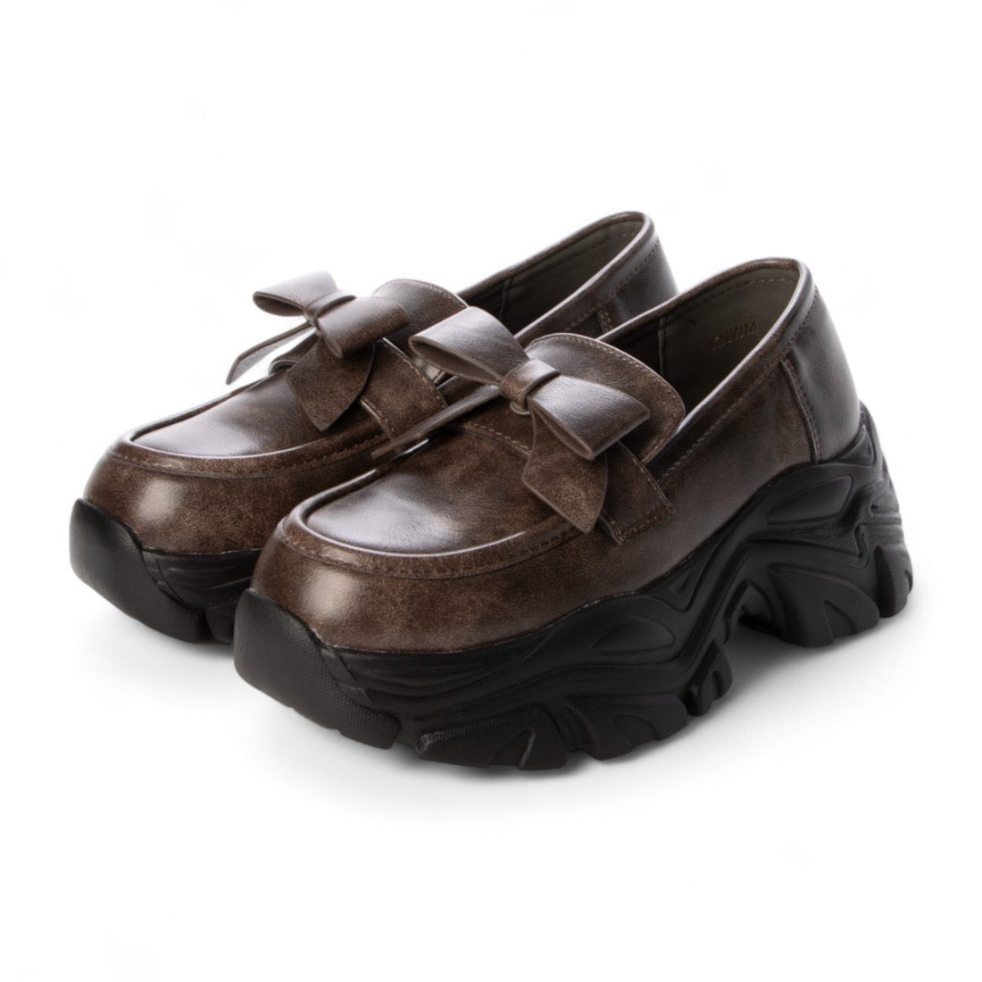 グランドフルール grandfleur レディースカジュアルパンプス (DBR) DBR