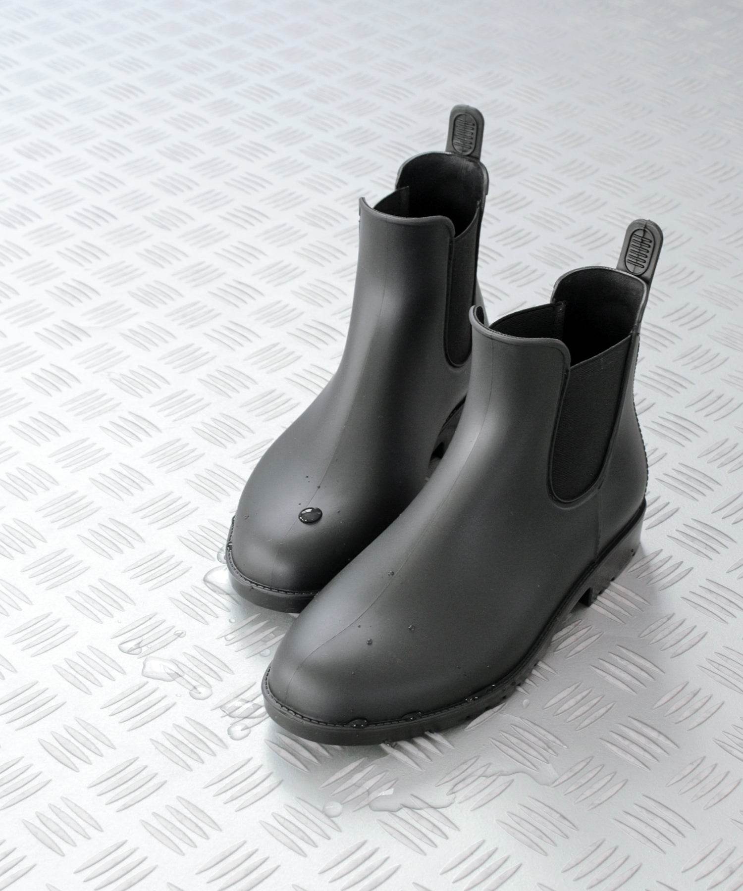 グランドフルール grandfleur サイドゴアのレインブーツ