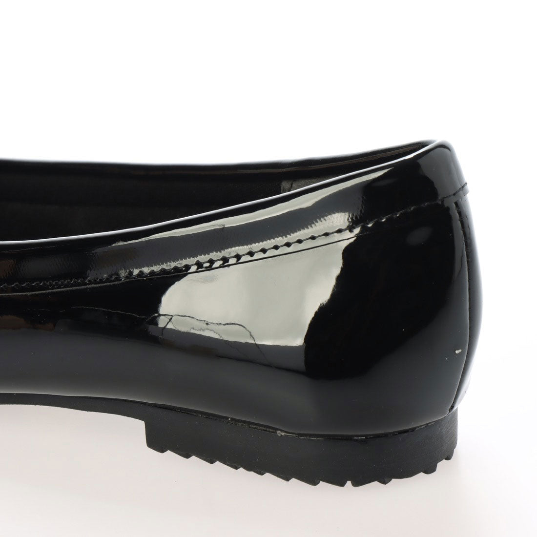 グランドフルール grandfleur 【晴雨兼用】スクエアトゥのローファーパンプス