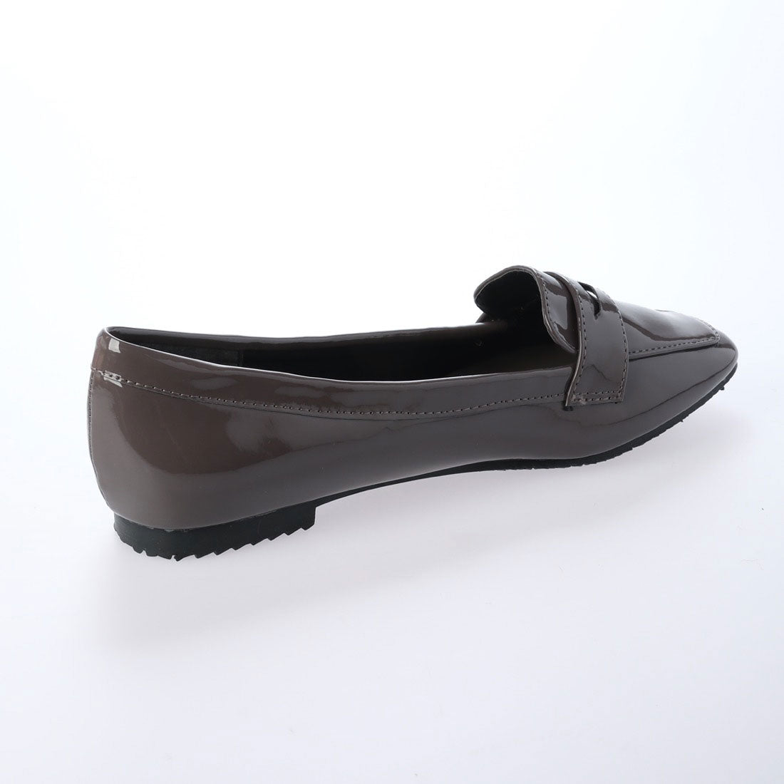 グランドフルール grandfleur 【晴雨兼用】スクエアトゥのローファーパンプス