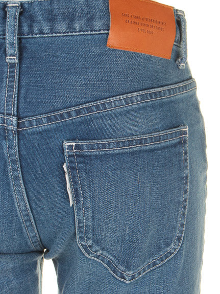 【BED&BREAKFAST】Standard Stretch Damage Denim