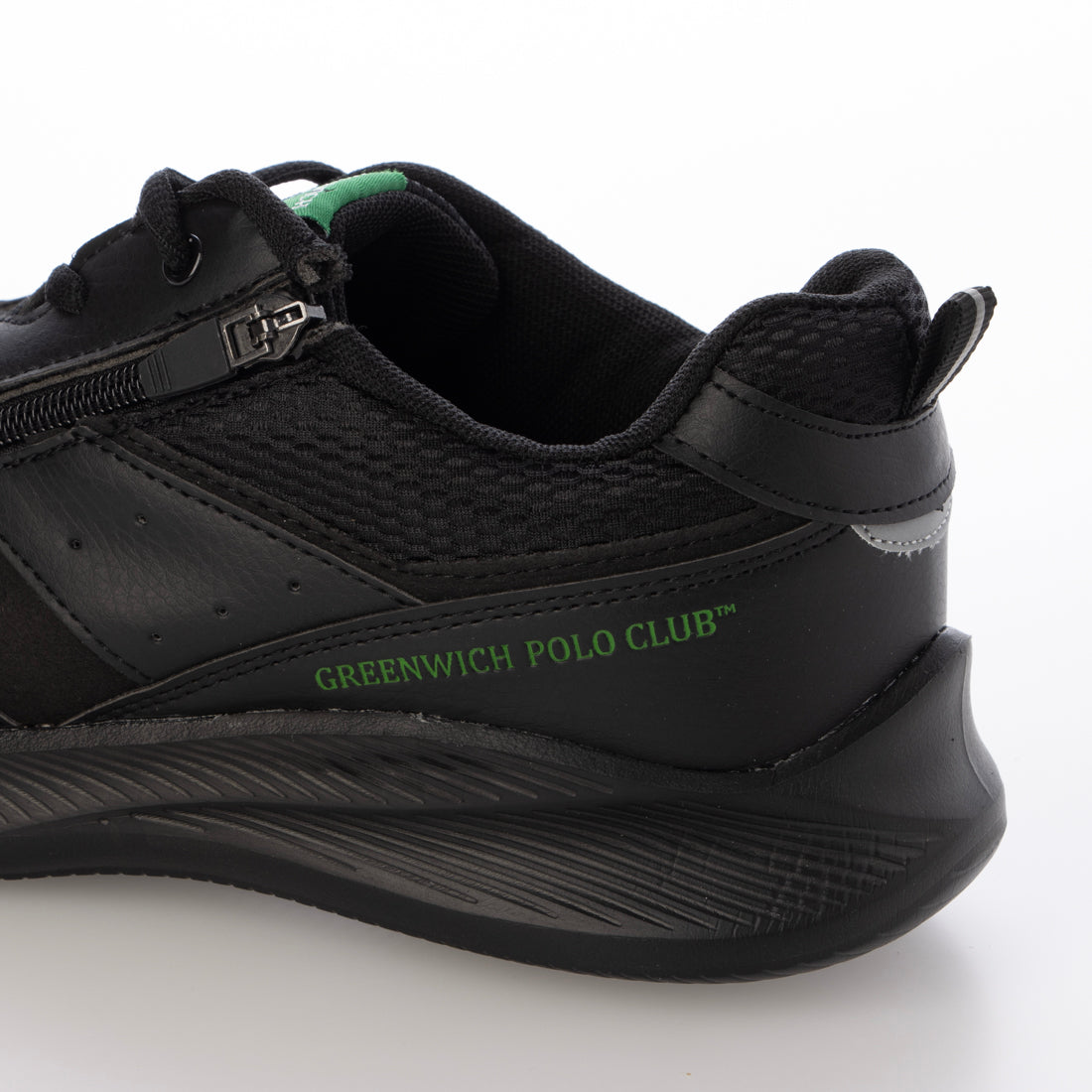 グリニッジポロクラブ GREENWICH POLO CLUB GREENWICHPOLOCLUBサイドファスナーシューズ (ブラック) ブラック