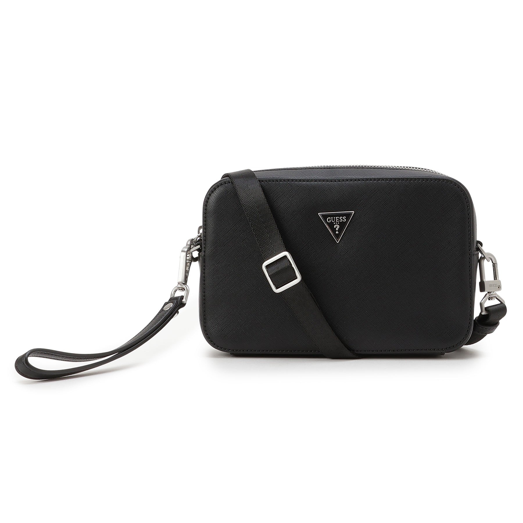 ★ ブランド物【GUESS】バッグ　ブラック Guess Milano Camera Bag S