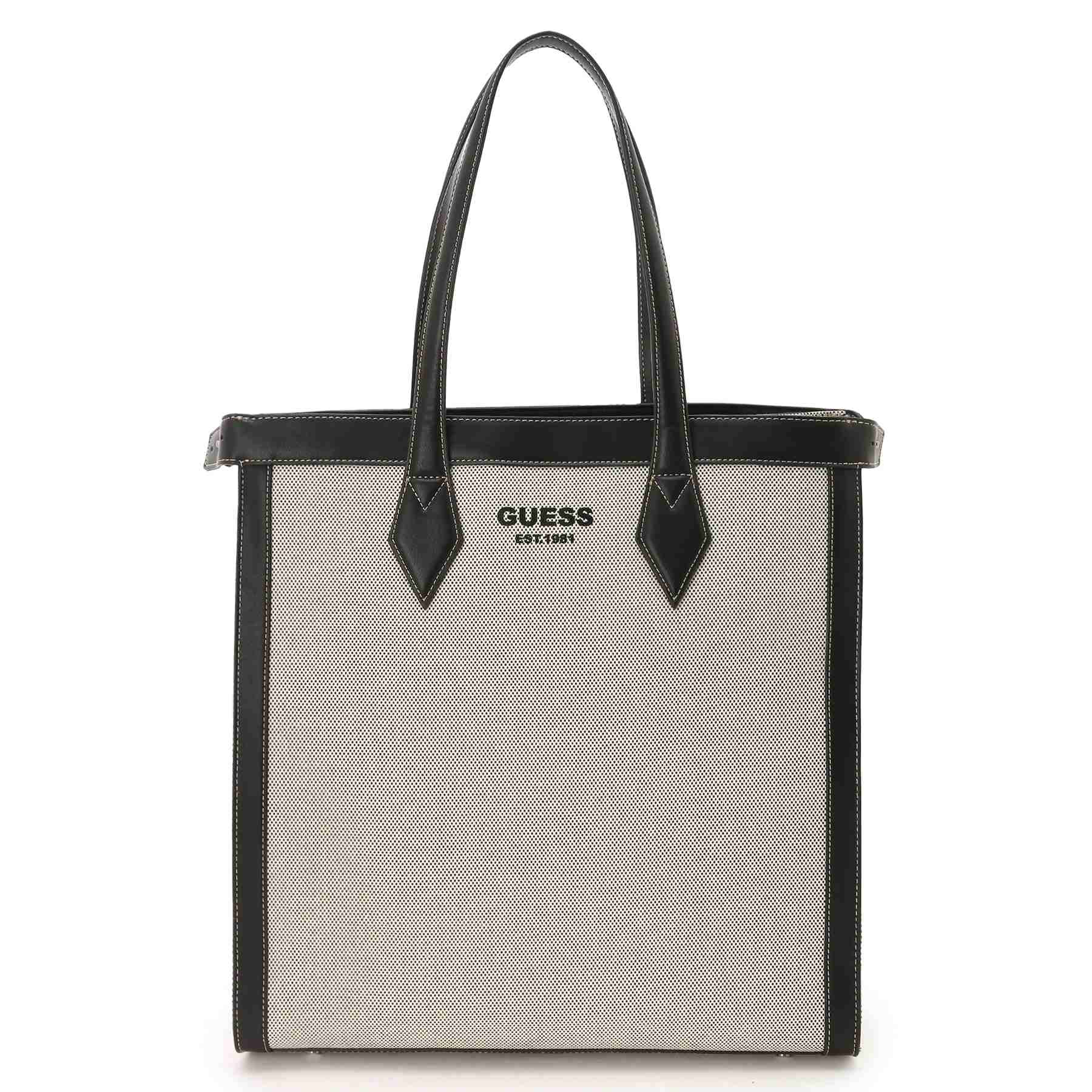ゲス GUESS NEW WANDERLUXE Tote トートバッグ,BLA