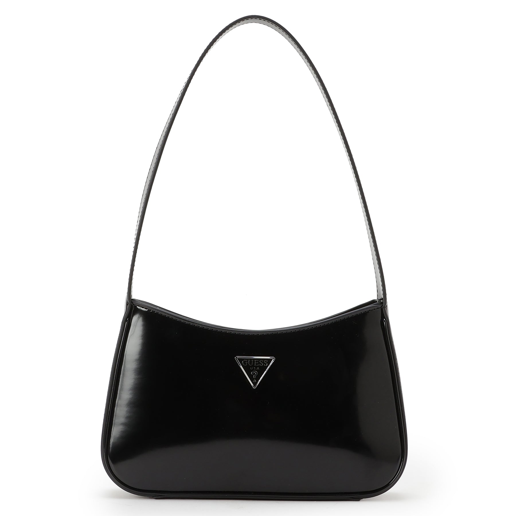 ゲス GUESS ARNELA Top Zip Shoulder Bag (BLA) BLA