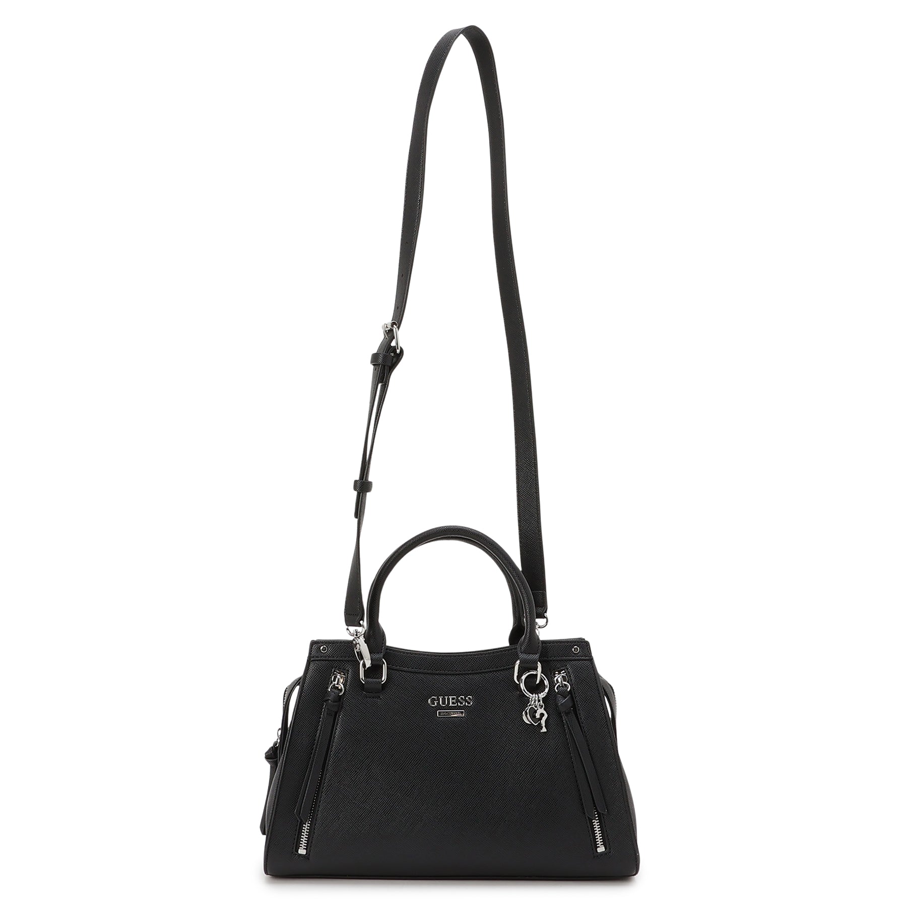 ゲス GUESS WRENLEY Satchel (BLA) BLA