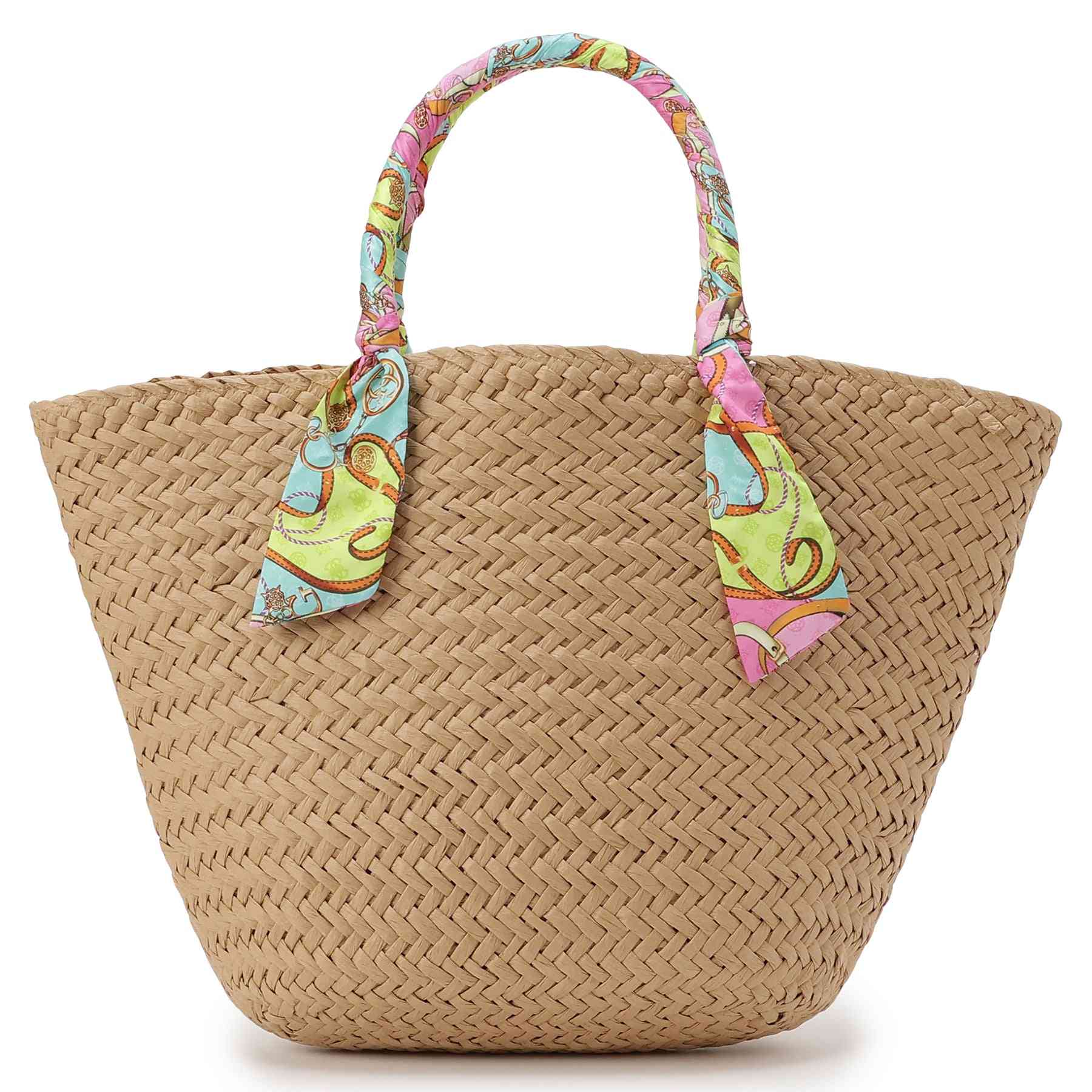 ゲス GUESS BEACH Straw Bag (P7WO) P7WO