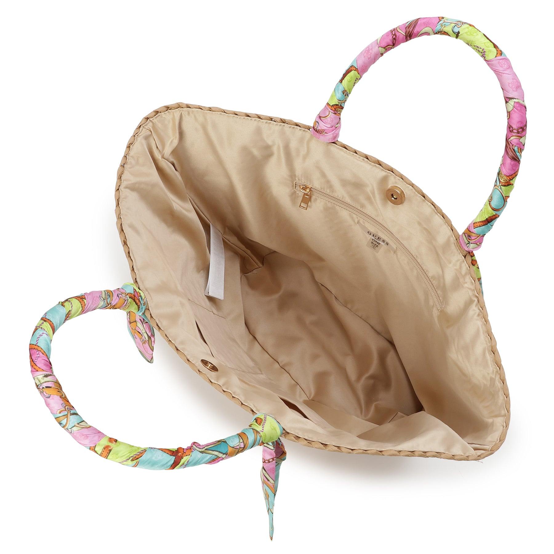 ゲス GUESS BEACH Straw Bag (P7WO) P7WO