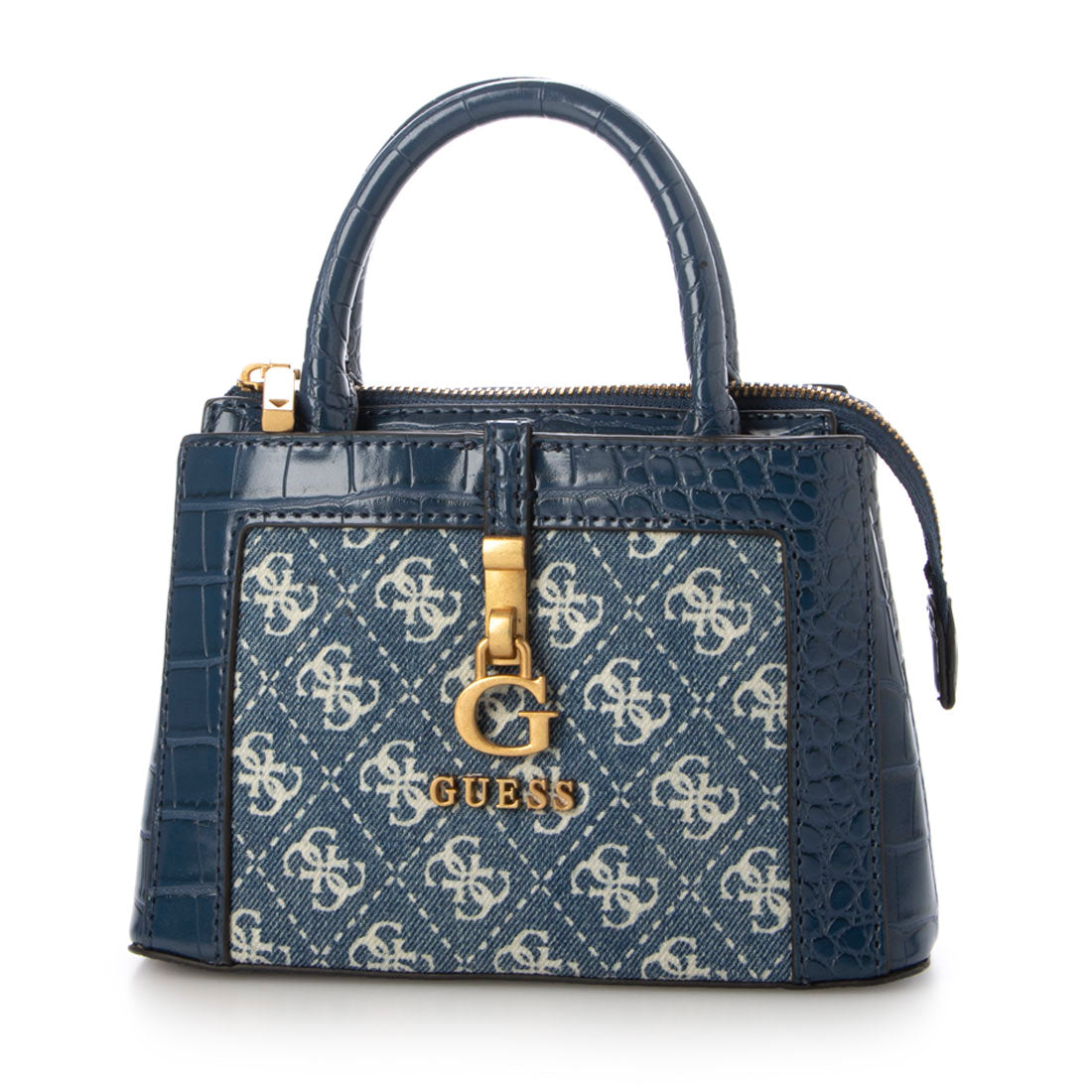 GUESS G JAMES Logo Mini Satchel Handbag for Women