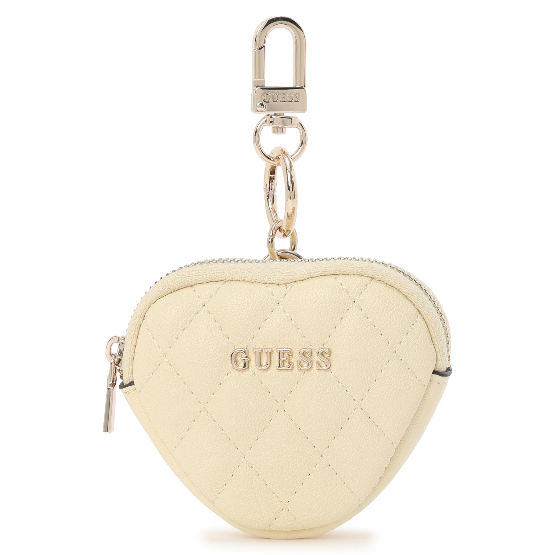 ゲス GUESS HEART Pouch Keychain (YEL) YEL